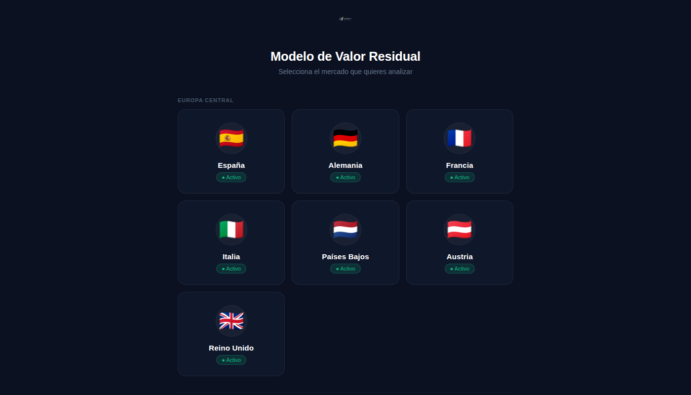 RV Model — valoración ML de vehículos en tiempo real